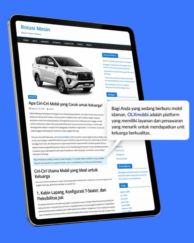 backlink-media-vocasoft-rotasi-mesin published backlink and article in blogger - Rotasi Mesin