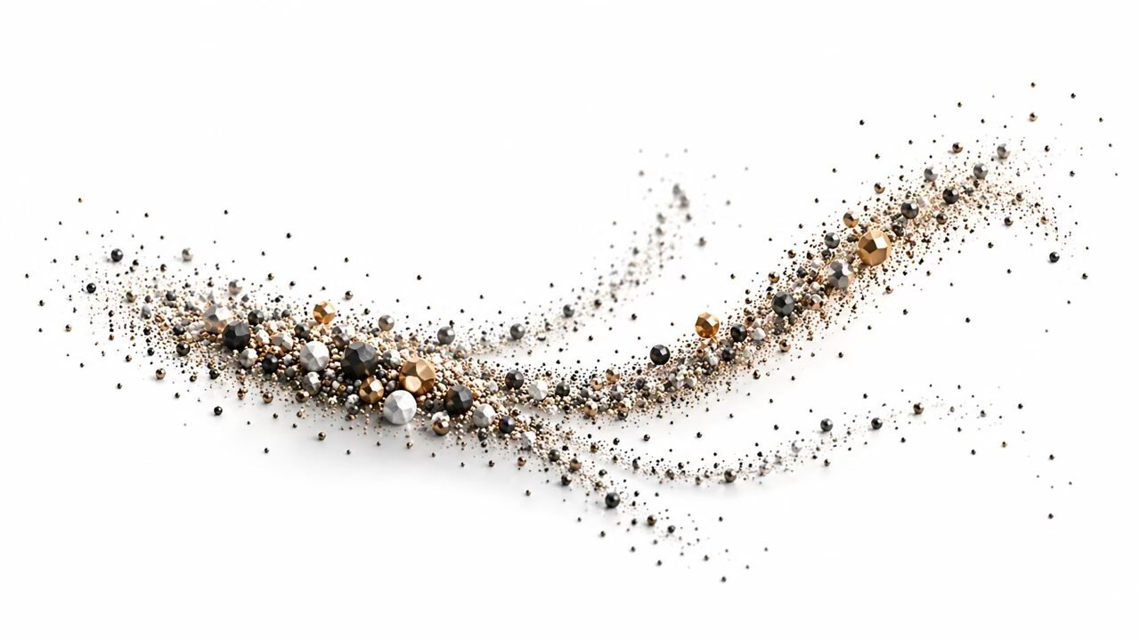 recommendations Particles gradually converging into a clear directional flow